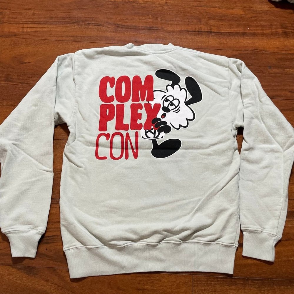 NEW COMPLEXCON X VERDY BEIGE HOODIE SZ EXTRA SMALL XS